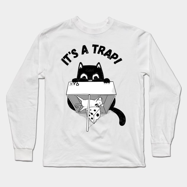 IT'S A TRAP Long Sleeve T-Shirt by irvtolles